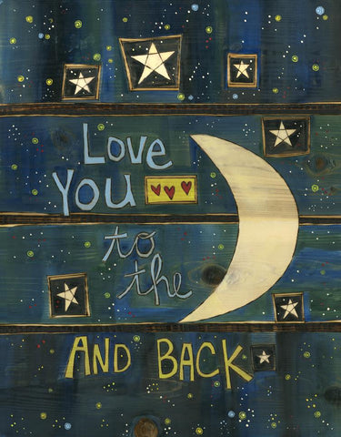 Love You To The Moon 12 By 15