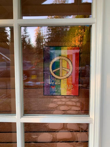 Love Is Window Decal