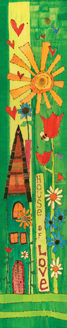 House Of Love Original On Wood 8’’ by 36’’