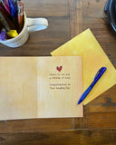 Love Is Patient Kind - Wedding Card