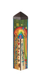 Crossing The Rainbow Bridge Dog - 20 Art Pole New