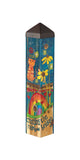 Crossing The Rainbow Bridge Cat - 20 Art Pole New