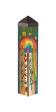 Crossing The Rainbow Bridge Cat - 20 Art Pole New