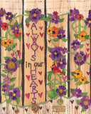Always In Our Hearts Bereavement - 20 Art Pole New