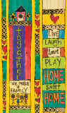New - Together We Make A Family Mini Art Pole 13 Inch