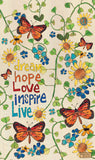 Hope Dream Love Inspire Mini Pole - 13 Inch