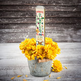 Where Flowers Bloom So Does Hope Mini Pole - 13 inch - NEW