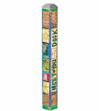 New - Meet You At The Dock Mini Art Pole 16 Inch