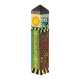 Welcome To Our Crazy Coop 20" Art Pole - NEW  PRE-ORDER ONLY