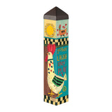 Welcome To Our Crazy Coop 20" Art Pole - NEW  PRE-ORDER ONLY