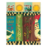 Welcome To Our Crazy Coop 20" Art Pole - NEW  PRE-ORDER ONLY