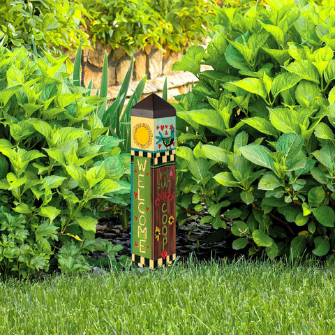 Welcome To Our Crazy Coop 20" Art Pole - NEW  PRE-ORDER ONLY