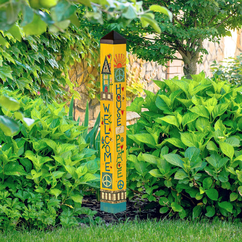 House Of Peace 40" Art Pole - PREORDER