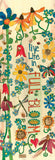 New - Live Life In Full Bloom Art Pole 60