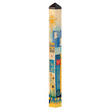 Peace, Warm Sun and Blue Skies 60" Art Pole PREORDER