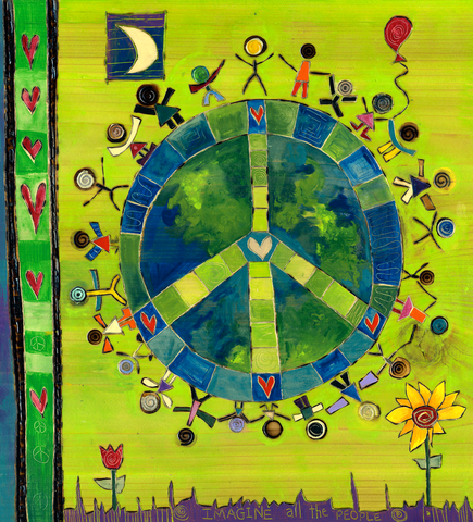 Peace For All Metal Print - 12 By