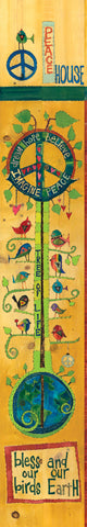 Peace House Original On Wood 14’’ by 75’’