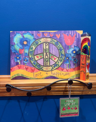 Peace Love And Happiness 12’ By 18’