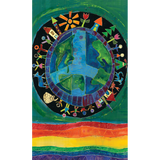 Peaceful Earth Metal Print - 11 By 17