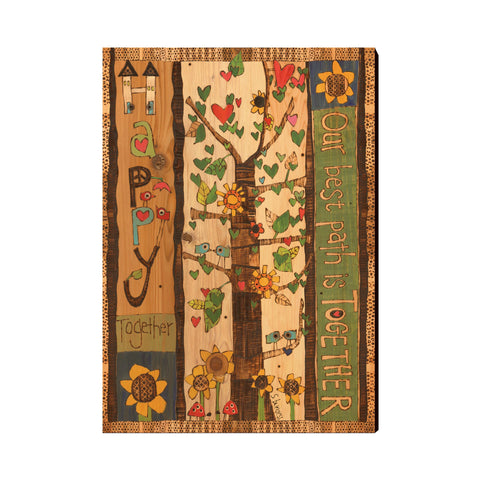 Happy Together Wall Art 12 By 18
