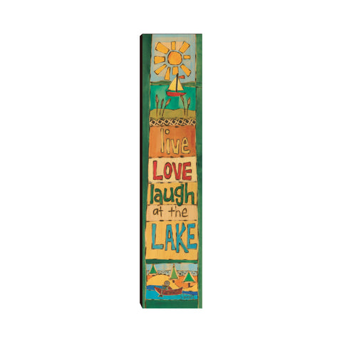 Live Love Laugh At The Lake 23 By 5 Wooden By The Door Sign