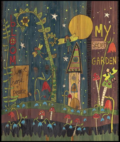 My Secret Garden Metal Print 10 By 12