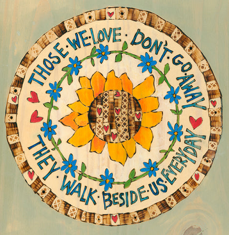 Those We Love Original on Wood