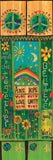 Peace...were All In This Together - 60 Art Pole