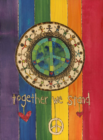 Together We Stand - Metal Print