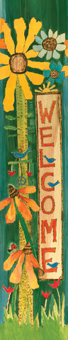 Welcome Side 2 Original On Wood 8 By 40