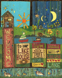 Welcome To The Lake Art Pole - 20