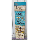 A Walk On The Beach Porch Board
