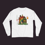 Peace Love Dog Unisex Long Sleeve Tee - New White / Small (S)