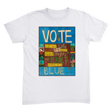 Vote Blue Unisex Tee White / Small (S)