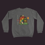 Peace Love Dog Sweatshirt Pepper / Small (S)