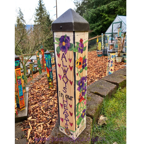 Always In Our Hearts (Bereavement) Art Pole - 20