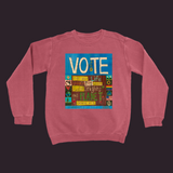 Vote Sweatshirt Crimson / Small (S)