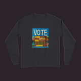 Vote Unisex Long Sleeve Shirt Black / Small (S)