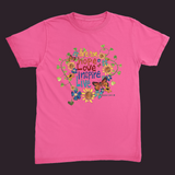 Dream Hope Love Inspire Unisex Tee Peony / Medium (M)