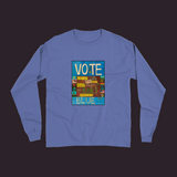 Vote Blue Unisex Long Sleeve Tee Flo / Small (S)