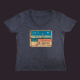Blue Is My Favorite Color Women’s V-Neck Heather Navy / Small (S)