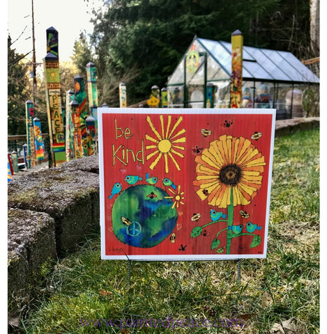 Be Kind Mini Yard Sign