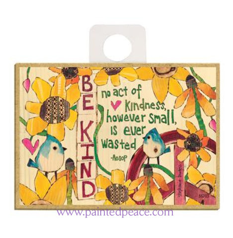 Be Kind Wood Magnet - New