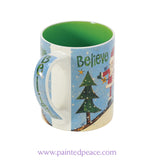Believe In Santa Ceramic Mug