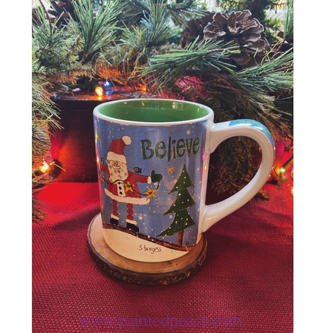 Believe In Santa Ceramic Mug
