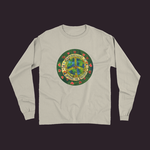 Everything’s Gonna Be Alright Unisex Long Sleeve Tee Sandstone / Small (S)