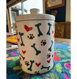 Ceramic Dog Treat Jar