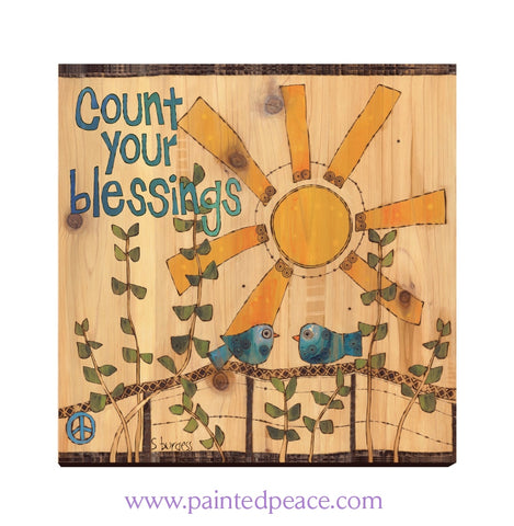 Count Your Blessings Wall Art 12 By