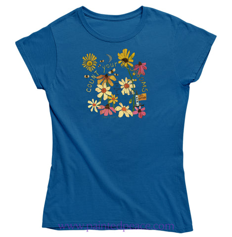 Count Your Blossoms Ladies Tee
