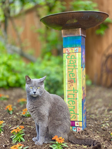 Gather Friends Bird Bath (Bird Not Included)
